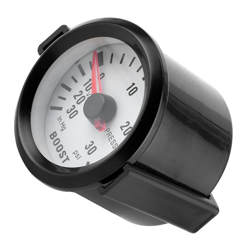 Universal Boost Pointer Gauge Vacuum Pressure Meter 0‑30PSI 12V Blue