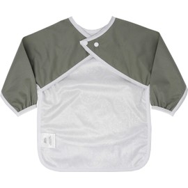 ZENBÉBÉ Baby Bib for Boys & Girls - Colorful Waterproof Leak Proof Toddler Smock - 1-3 years (Sprout)