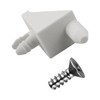 101558 (Pack of 6) Replacement Screws White Shelf Support Pins