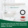 EIKLIM Low Profile 1 1/2 P Trap, Flexible Bathtub Shower