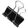 [100 Pack] 32mm Black Foldback Clips Office Paper Binding Bulldog