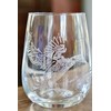 Duck Engraved Stemless Wine Glasses (Set of 2)