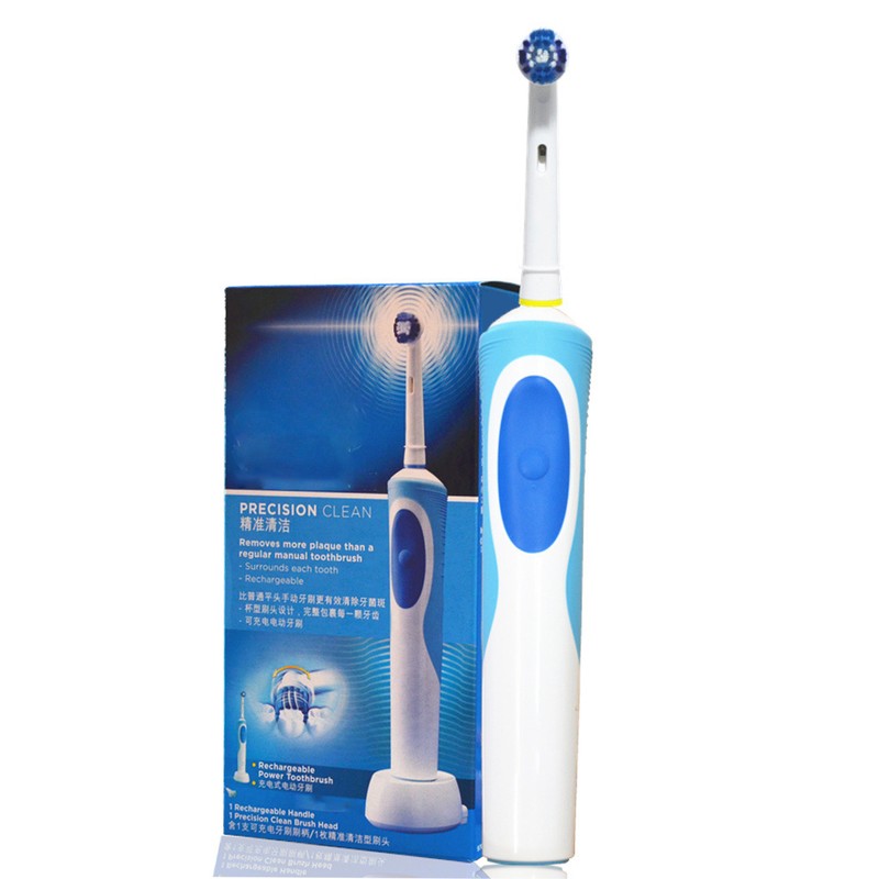 Electronic Toothbrush Rotate Cleaning Remove Plaque Automatic Rechargeable Soft Electric