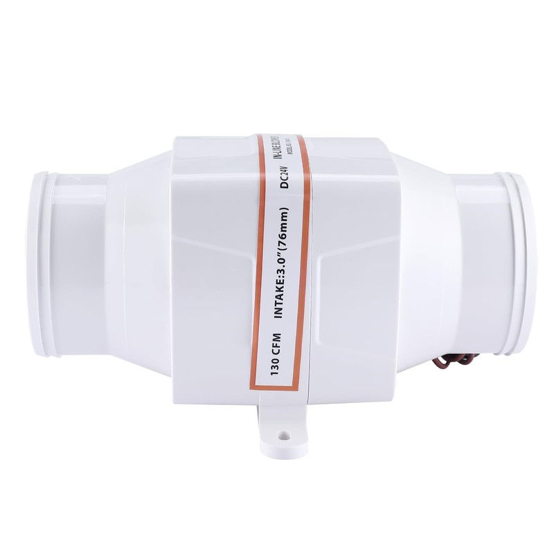 NovelBee Marine Boat DC 24V Electric in-Line Bilge Air Blower