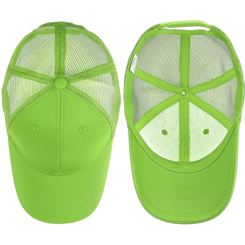 Falari Trucker Hat Baseball Cap Structured Plain Design 6 Panel,