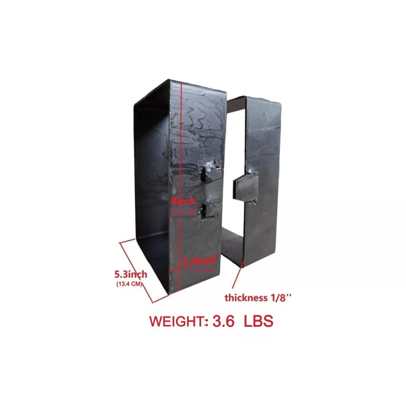 LSMIITTH 2-Part LSMIITTH Iron Large Flask Mold Frame for Sand