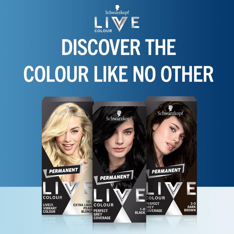 Schwarzkopf LIVE Colour Permanent 1.0 Black