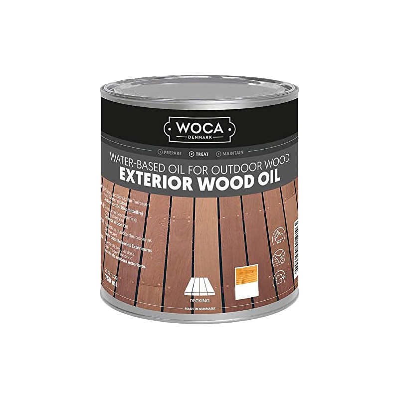 Woca Exterior Oil, 0.75 Litre, Natural, 617931 A