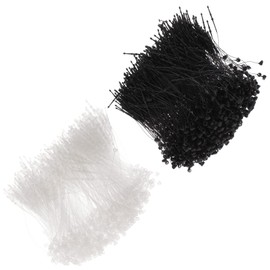 Operitacx 2000 Stück Saiten Befestigungsgurt Etiketten Für Tag-befestigungen Perlen Krawatte Benutzerdefinierte Tags Für Kleidung Geschenkkarte Seil Plastiketiketten Zubehör Qualität Pp