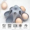 Silicone Egg Boiler Rack, Freestanding Egg Boiler Holder with 6