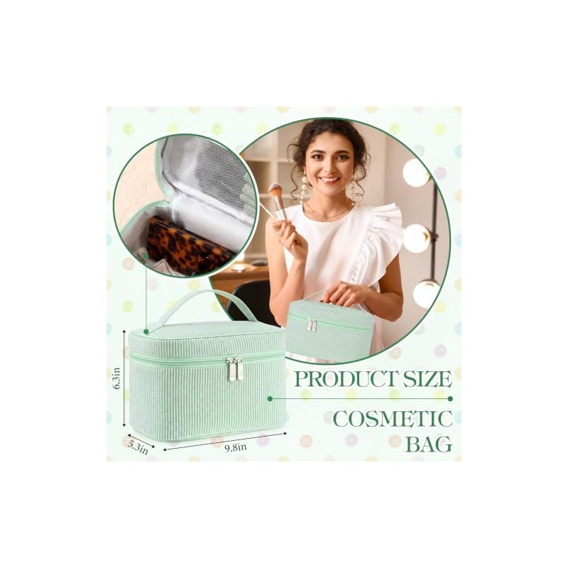 Cosmetic Bag Organizer Travel, Compact Lightweight Accessory for Travel and