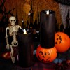Enpornk 7” x 3” Flameless Candles, Flickering Moving Flame LED