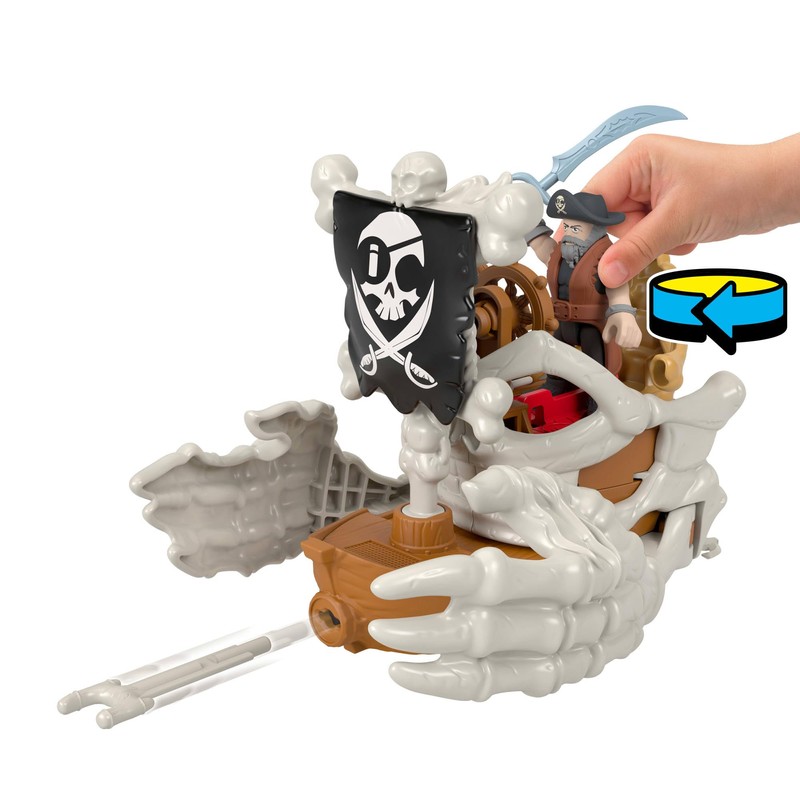 Imaginext - La Nave Di Billy Bones, nave giocattolo con