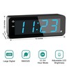 KWANWA Digital Alarm Clock with Large 1.8" LED Display, Battery
