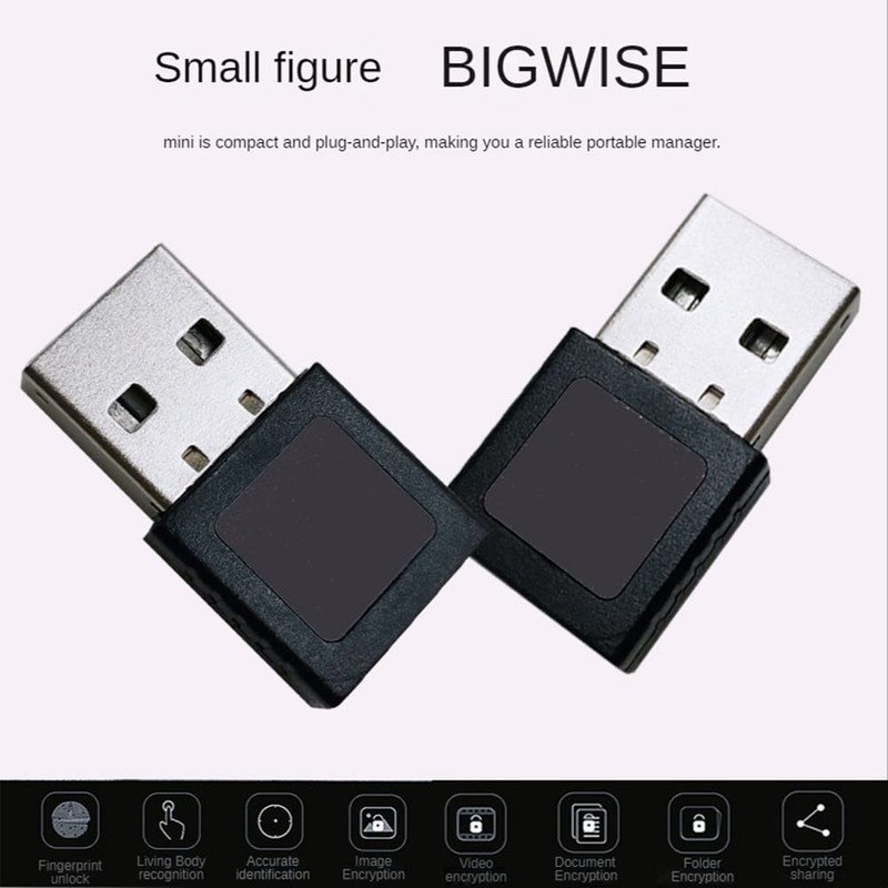 Tuperoymse Mini USB Fingerprint Reader Module Device USB Fingerprint Reader
