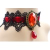 ETERNITY J. Retro Handmade Craft Lace Royal Court Vampire Choker