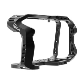 8Sinn Cage for Blackmagic Pocket Cinema Camera 4K Cage for BMPCC 4K Protection Aluminium Black