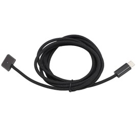 Cable de Carga Tipo C a Magnético 3, Tejido de Aluminio para Computadora Portátil M1 MAX M2, Carga Rápida de 140 W, Compatible con Pro Air 2022 de 6,6 Pies