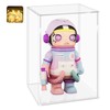 LANSCOERY Acrylic Display Case, Assemble Showcase Display Box for Collectibles,