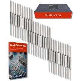 AZDelivery 30 x Reed Switch with Magnetic Induction and Glass Reed Magnetic Induction Switch, Magnetic Control Switch