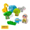 HABA Interactive Wooden Zoo Playset with 22 Pieces for Kids