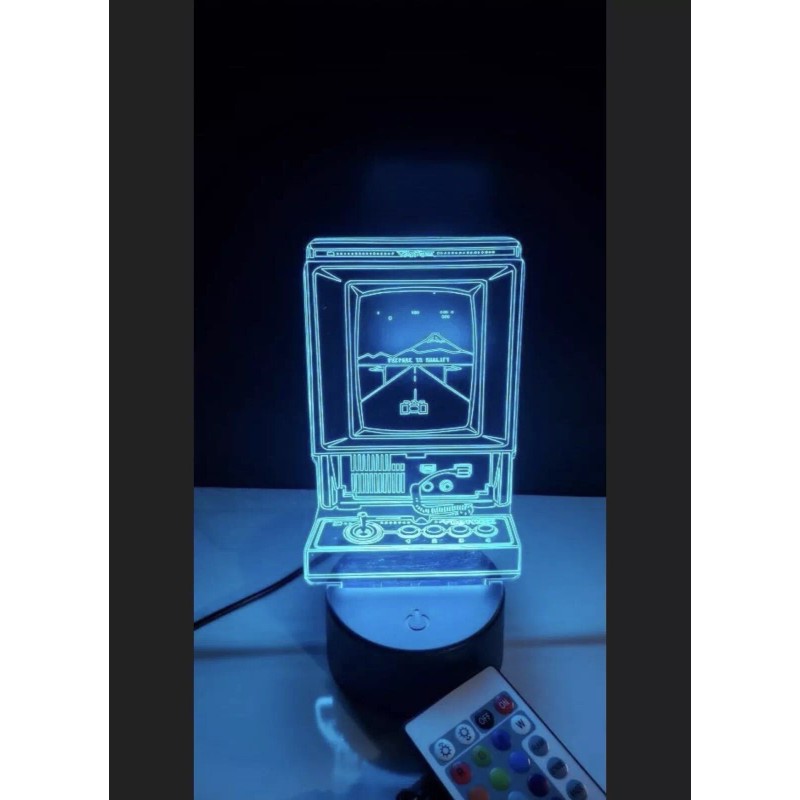 theTDshop VECTREX 3D LED Acrylic Lighted Lamp 8 Colors+Remote (Show