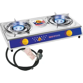 Vivicreate 2 Burner Propane Gas Stove Outdoor Cooking Portable Double Burner Propane Cooktop Gas Burners for Camping BBQ Patio Frying Fogon de Gas Estufa de Gas Portatil Parrillas de Gas