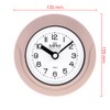 MPM Quality Design Bathroom Clock Plastic Quartz Movement Sweep 3-5