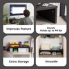 IRIS USA 1-Tier Multi-Purpose PC Monitor Organizer Stand, Stackable Ergonomic