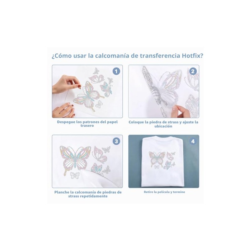 ORIGACH 6 Piezas de Parches de Mariposas con Diseños de