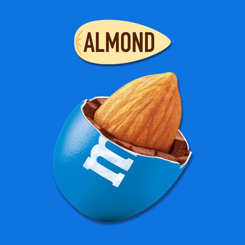 M&M’S Almond Milk Chocolate Candy, Sharing Size, 8.6 Ounce, Chocolate