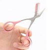 (Optional eyebrow scissors - single item) Eyebrow scissors comb eyebrow comb stainless steel / (옵션 눈썹가위-단품)눈썹 가위 빗 눈썹빗 스테인레스