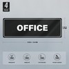 Office Sign Acrylic 9 x 3 Inches Self-Adhesive Waterproof Plastic
