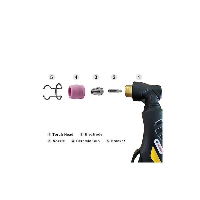 GZ GUOZHI 24PCS SG-55 AG-60 WSD-60 Plasma Cutter Cutting Torch