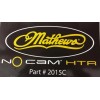 Mathews new HTR decal no solocam 2015C 10" x 5"
