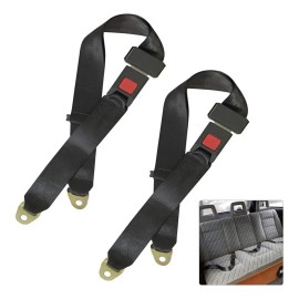 Cinturon De Seguridad De 2 Puntos Universal, 2piezas
