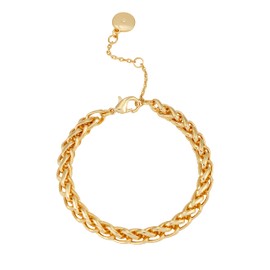 Vince Camuto Gold-Tone Wheat Chain Link Bracelet for Women