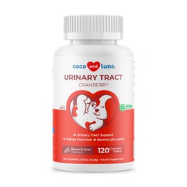 Cranberry for Dogs - Urinary Tract Support, Bladder Health, Dog UTI, Bladder Stones, Incontinence Support (Tablet)