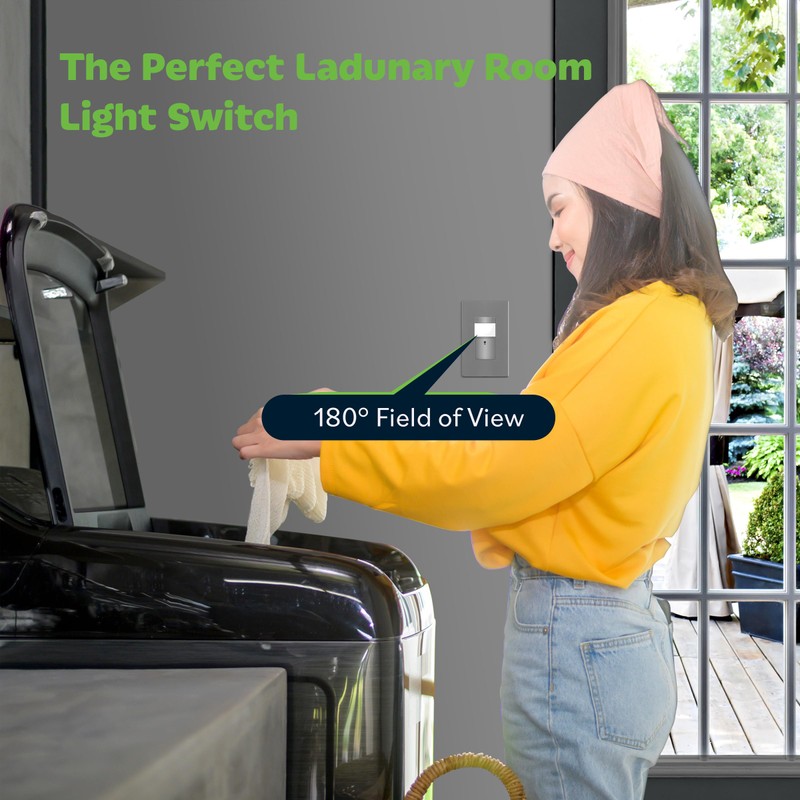 TOPGREENER PIR Passive Infrared Motion Sensor Switch, Ambient Light Level