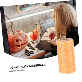 Gadpiparty 260M Flat Waxed Sewing Thread Hand Stitching Cord for DIY Leather Craft for Beginners and Professionals Versatile Tool for Leather Products and Accessories