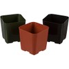 WH Garden Supply Pack of 2 Inch Plastic Flower Pots