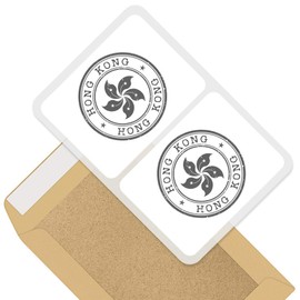 2 x 10cm Rectangle Vinyl Stickers - Hong Kong Chinese Flag Travel Asia 40278