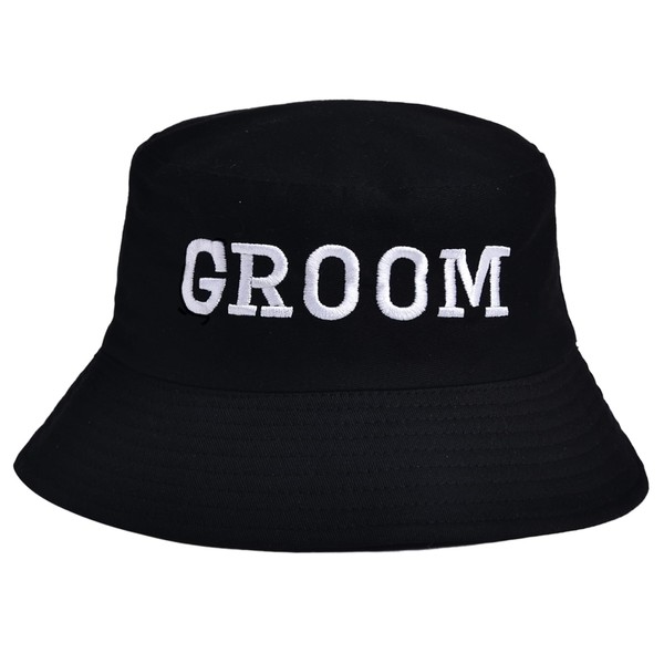 Groom Bucket Hat for Bachelor Party Embroidered Sun Hat Bachelor