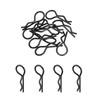 sourcing map 20pcs 30-Degree Angle RC Body Clips Bent Springy