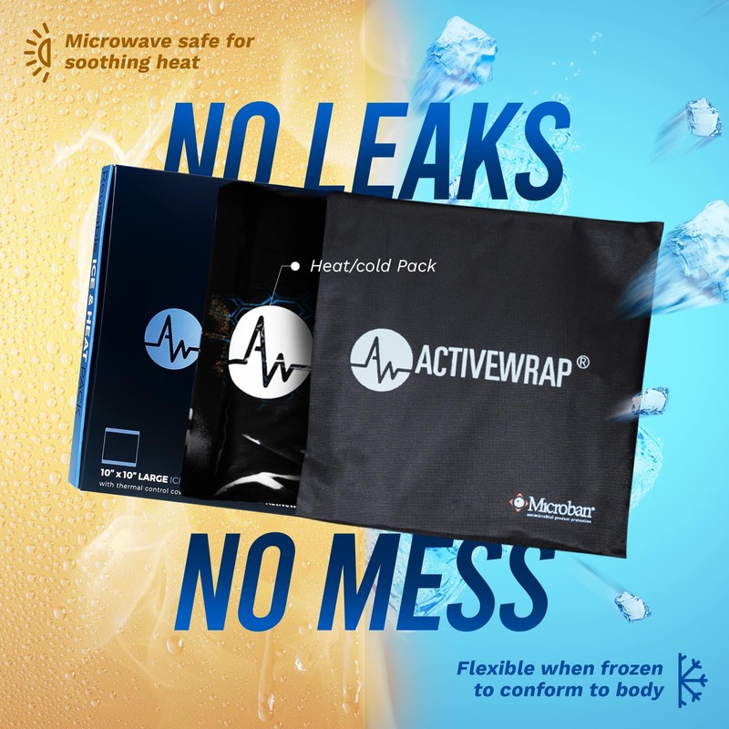 ActiveWrap Lower Back Ice Pack - Cold/Hot Therapy for Back