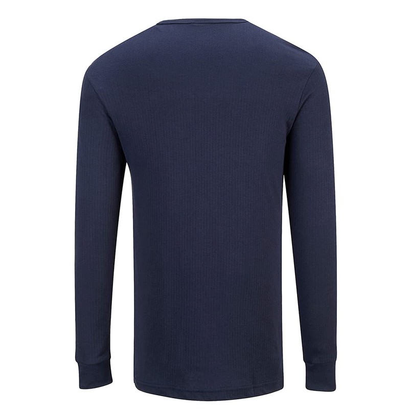 Portwest B123NAR5XL T-Shirt Termica Manica Lunga, Blu Navi, 5XL