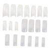 Healvian 500pcs/box Non-smell Artificial Nails Fake Nails for Women Half