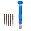 5-in-1 Multifunction Screwdriver with Five Screwdriver Head Slotted and Phillips