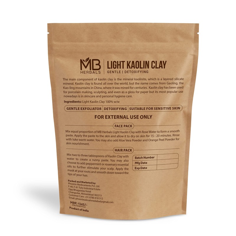MB Herbals Light Kaolin Clay 8.81 oz / 250g |