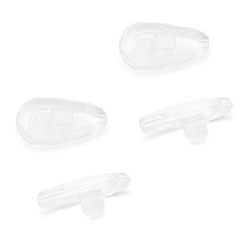 Betterun Clear Replacement Nose Pads Pieces for Oakley Barrelhose OX3173/OX3174